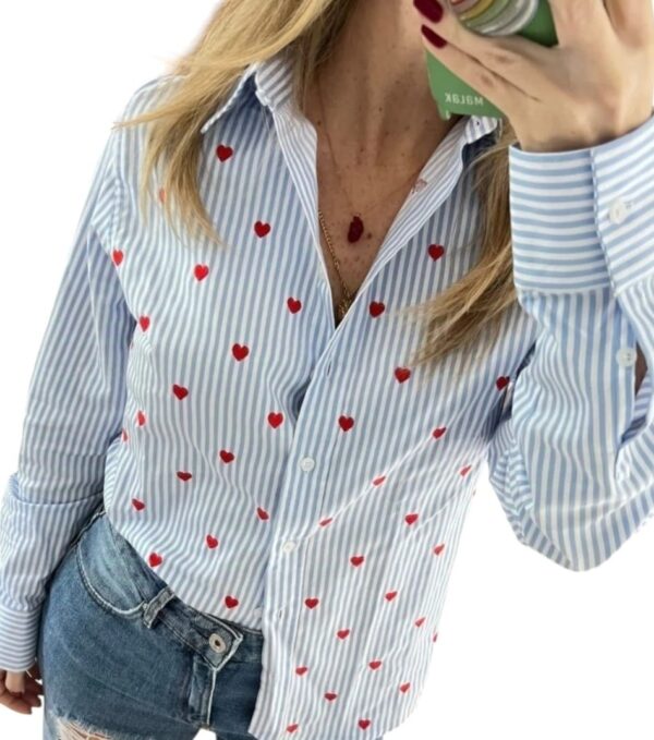 Camisa corazones - Imagen 2